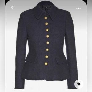 Marc Jacobs navy blue blazer with gold buttons size small